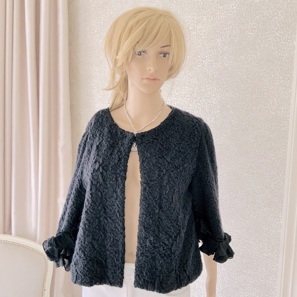 Valentino Mohair Black Jacket